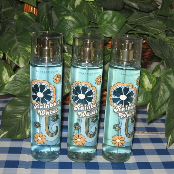 BBW Rainbow Waves Fine Fragrance Mist Lot of 3 New - Picture 2 of 3